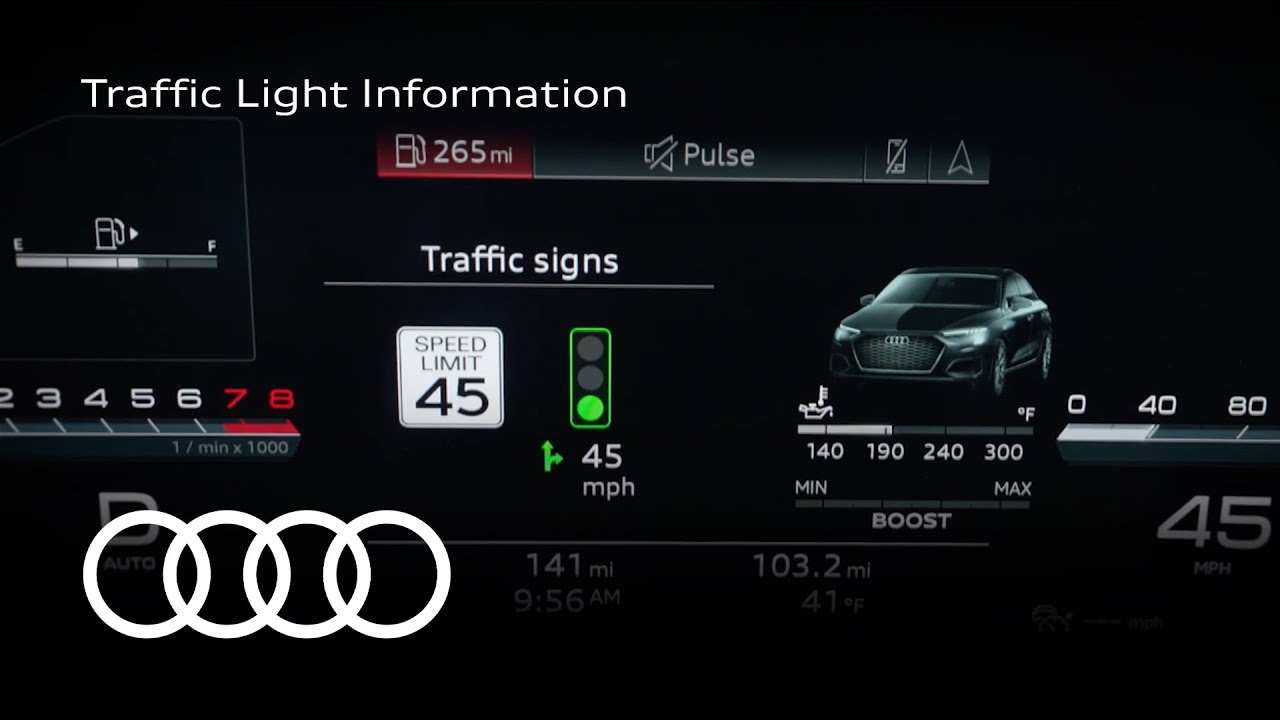 Audi’s Red-Light Radar Tech Transforms Urban Driving