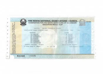 How to Download a KCSE Result Slip and Print It