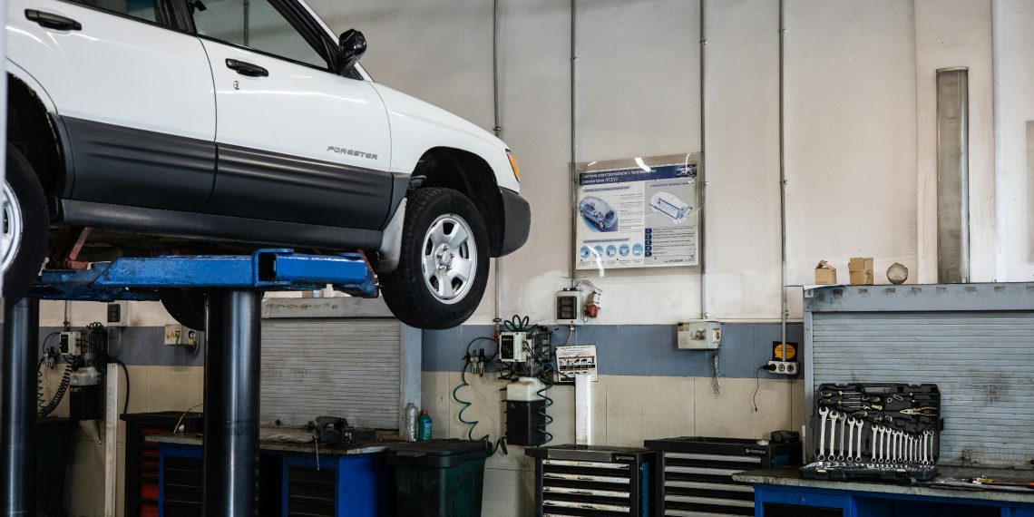 Photo by Artem Podrez: https://www.pexels.com/photo/white-car-for-maintenance-check-up-8986130/