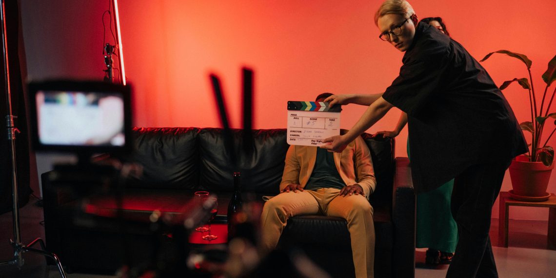 Photo by Ron Lach : https://www.pexels.com/photo/a-woman-holding-a-clapperboard-8088380/