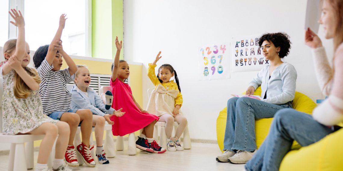 Photo by Yan Krukau: https://www.pexels.com/photo/children-raising-their-hands-in-a-classroom-8613110/