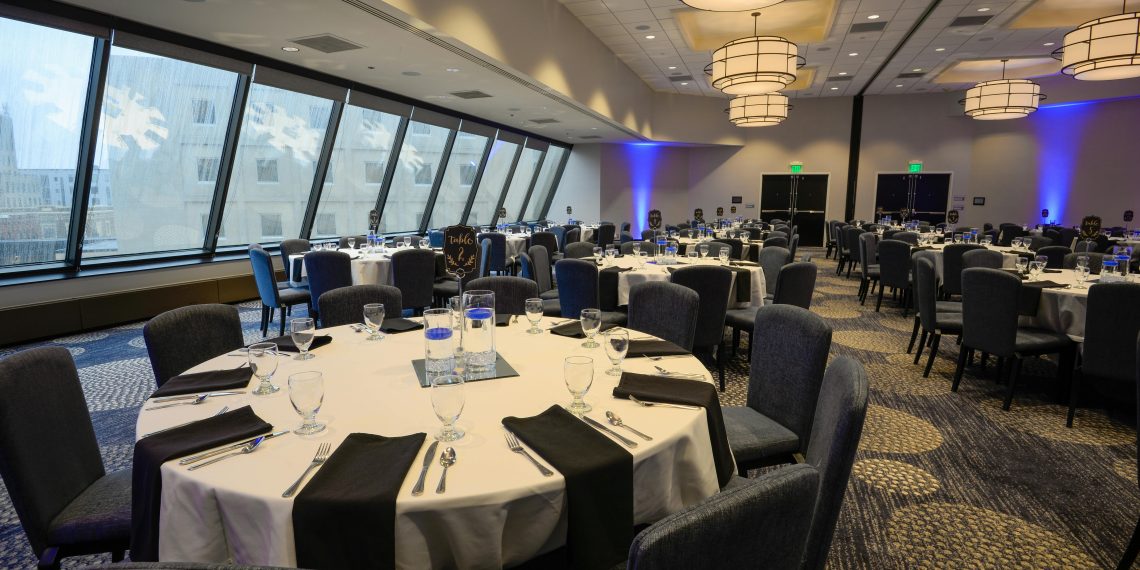 Photo by Andrew Patrick Photo: https://www.pexels.com/photo/elegant-banquet-room-14636170/