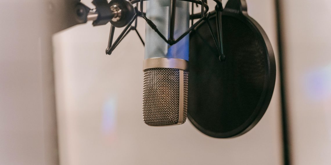 Photo by Anna Pou : https://www.pexels.com/photo/close-up-shot-of-a-microphone-8132437/