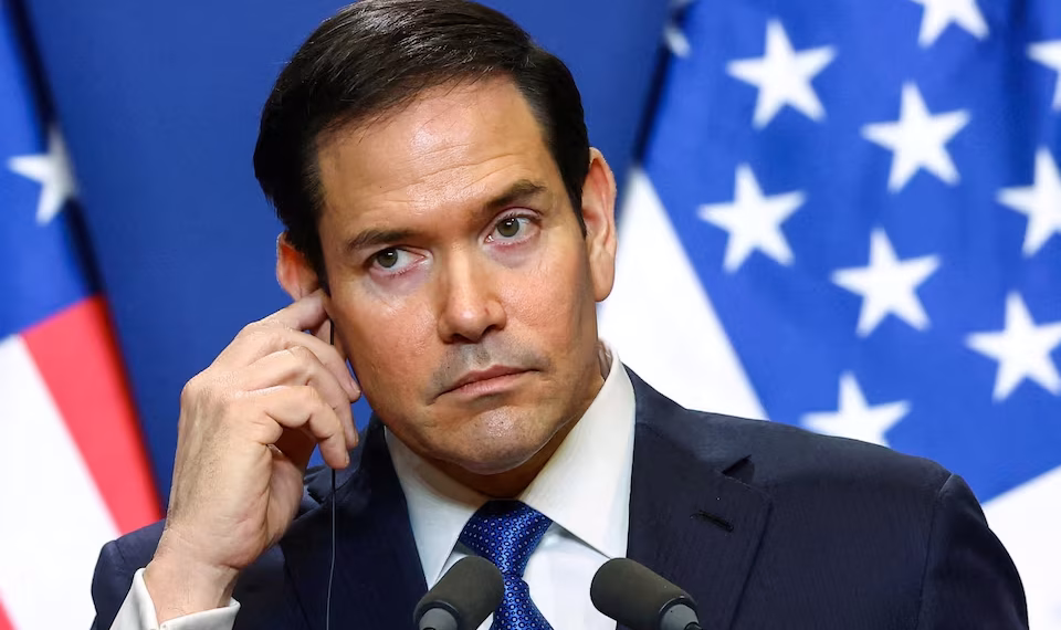 U.S. Secretary of State Marco Rubio attends a joint press conference with Hungarian Prime Minister Viktor Orban (not pictured) in Budapest, Hungary, February 16, 2026. REUTERS/Bernadett Szabo/File Photo